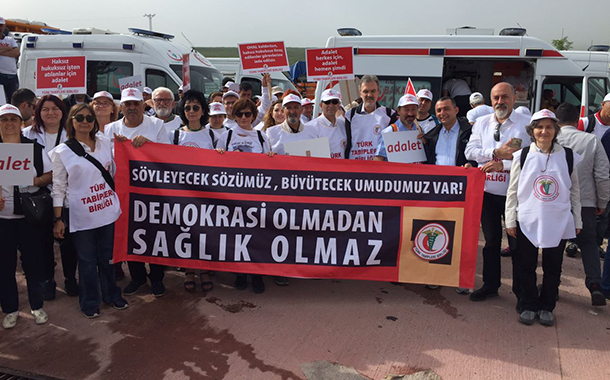 Sağlıkçılar ve Adalet Yürüyüşü &#8211; Doktor İbrahim Akkurt (Bianet)