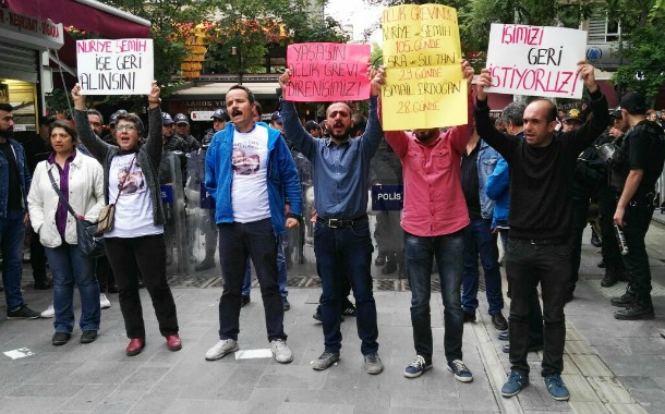 Direnişin 225, açlık grevinin 105. günü: Polis saldırdı, eylem sürdü