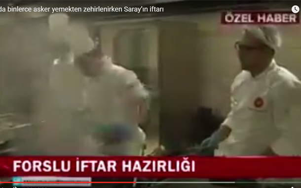 Manisa&#8217;da binlerce er yemekten zehirlenirken Saray&#8217;da &#8220;dillere destan&#8221; iftar