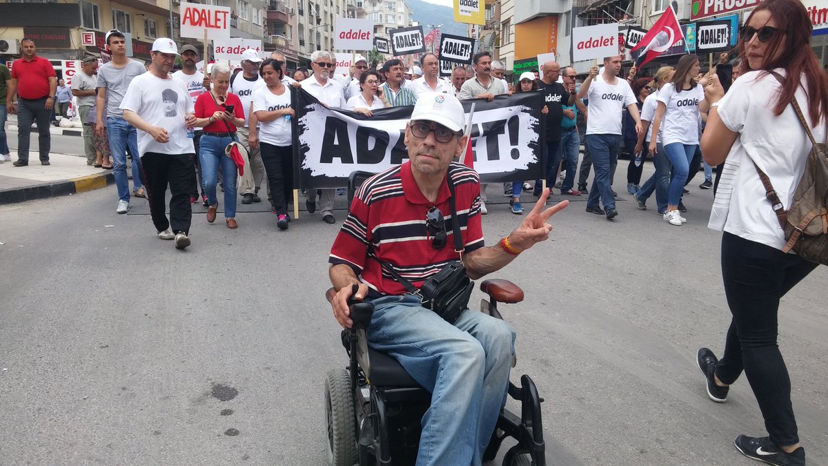 İzmir’in adalet yürüyüşü ikinci gününde