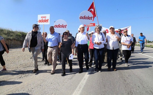 Kılıçdaroğlu&#8217;nun başlattığı Adalet Yürüyüşü 3. gününde