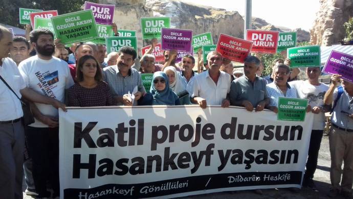 Yaşam savunucuları Hasankeyf’te: Dicle özgür akacak