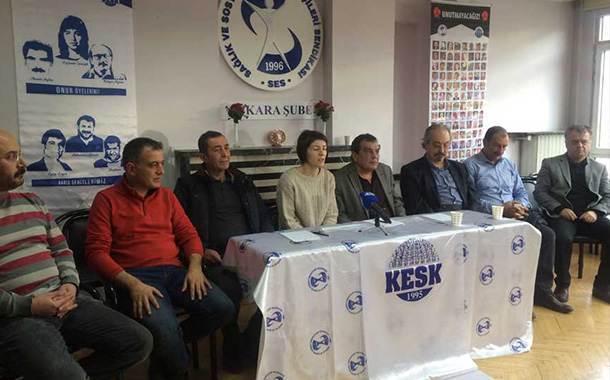 Saldırı sonrası, KESK Eş Genel Başkanı Gezen: KHK zorbalığına izin vermeyeceğiz