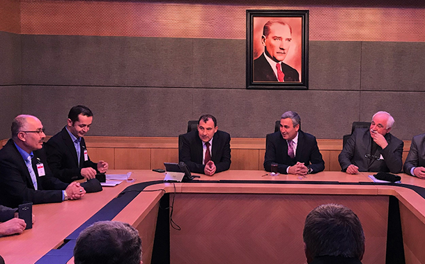 Ankara&#8217;da Elmadağ ilçesi muhtarları taş ocaklarına karşı bir araya geldi
