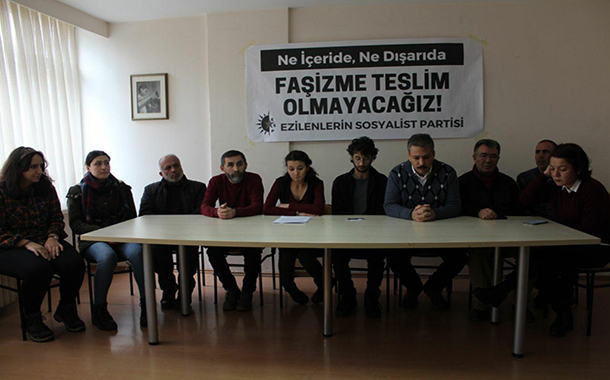 ESP ve SGDF Ankara&#8217;da gözaltıları protesto etti