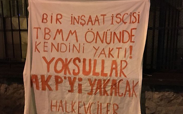 Meclis önündeki inşaat işçisinin &#8220;Geçinemiyorum&#8221; isyanı bu halkın çığlığıdır!