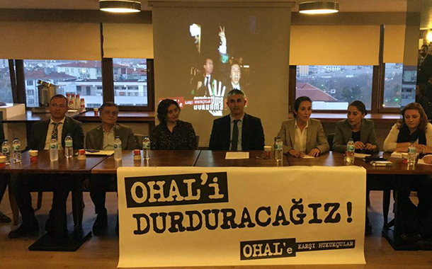 OHAL&#8217;e Karşı Hukukçular kuruldu: &#8220;Bu rejimin inşasına izin vermeyeceğiz&#8221;