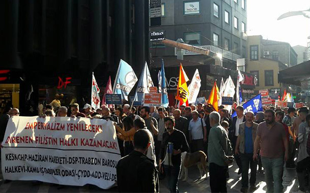 Filistin için eylemler sürüyor: Emperyalistler yenilecek, direnen Filistin halkı kazanacak