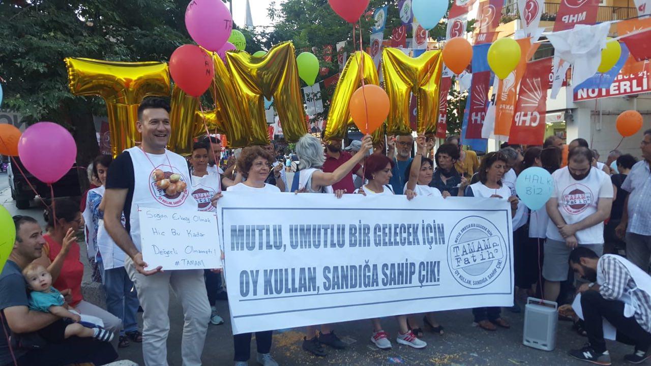 Tamam de Fatih: &#8220;Umutlu bir gelecek için, oy kullan, sandığına sahip çık&#8221;
