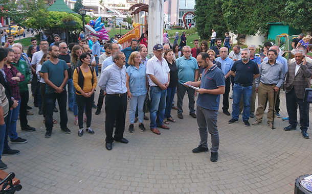 Kocaeli&#8217;de 3. Havalimanı işçileriyle dayanışma eylemi