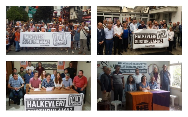 Ankara&#8217;daki baskınlara karşı dört bir yanda protesto: &#8220;Halkevleri susturulamaz!&#8221;