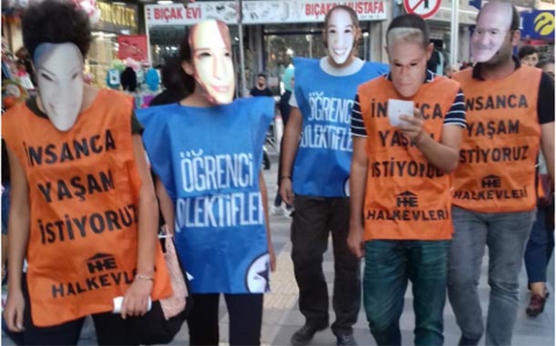 Mersin&#8217;de 10 Ekim anmasına polis engeli: Öğrenci Kolektifi ve Halkevleri üyelerine gözaltı