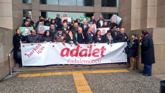 Adalet Nöbeti’nde Tahir Elçi’nin mücadele mirasını sürdürme sözü
