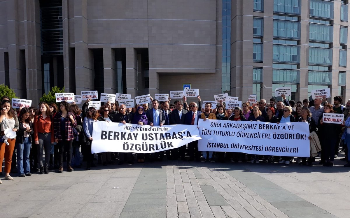 Berkin&#8217;in cenazesine katıldığı için tutuklanan Berkay Ustabaş&#8217;a yine tahliye yok