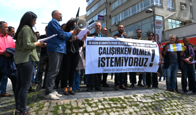 Ankara İSİG Meclisi: &#8220;Çalışırken ölmek istemiyoruz&#8221;