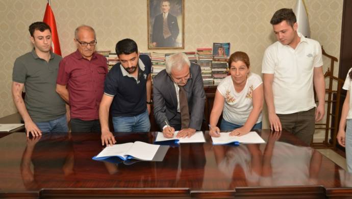 Diyarbakır Büyükşehir’de Tüm Bel-Sen ile toplusözleşme imzalandı