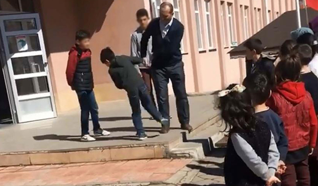 Çankırı&#8217;da öğrencileri darp eden okul müdürü görevden alındı