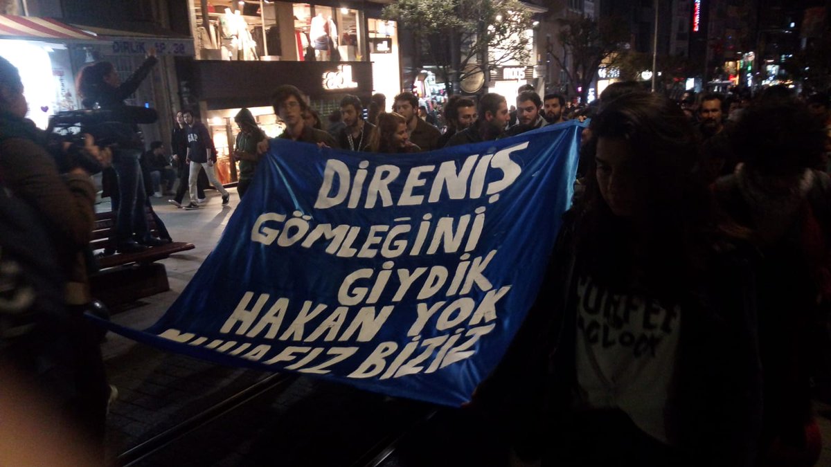 YSK&#8217;nın İstanbul kararı sonrası eylemler sürüyor
