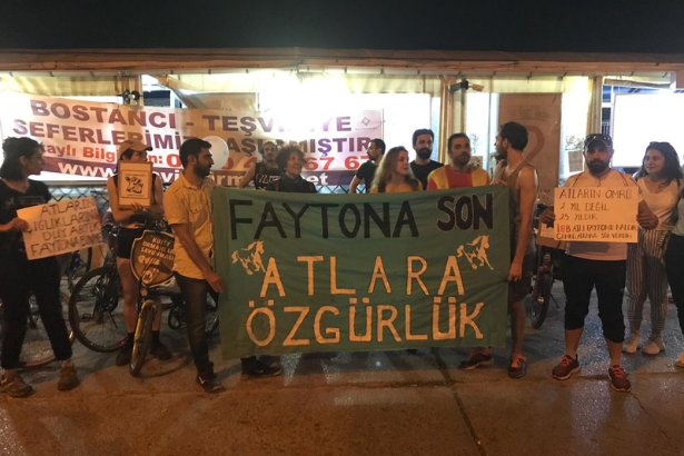 Don Kişot Bisiklet Kolektifi pedalladı: &#8220;Faytona son, atlara özgürlük&#8221;