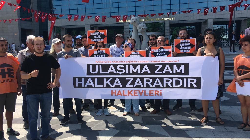 Halkevleri&#8217;nden Ankara Büyükşehir Belediyesi&#8217;ne uyarı: “Ulaşım zammı halka zarardır!”