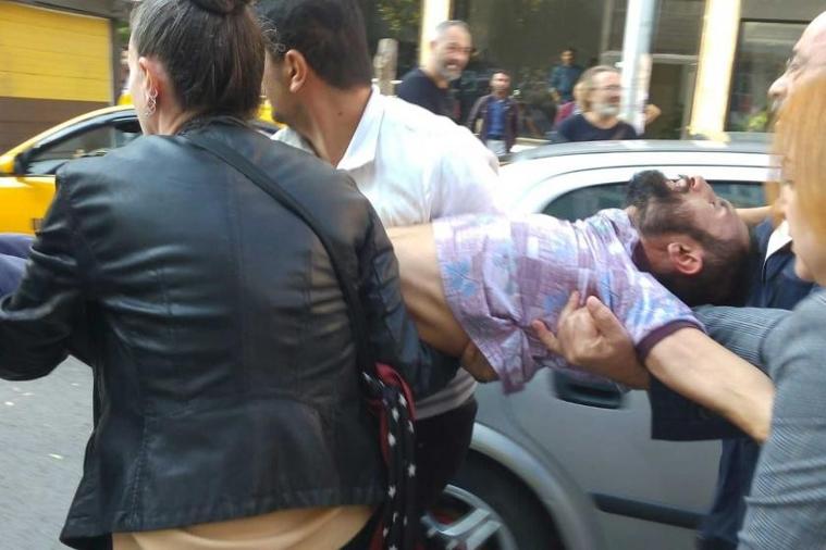 Ankara&#8217;da HDP&#8217;lilere polis saldırısı: Yaralılar var
