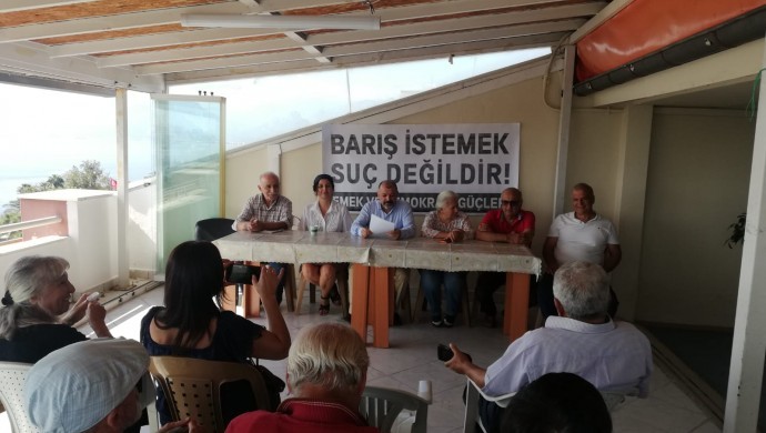 Antalya Emek ve Demokrasi Platformu: &#8220;Barış istemek suç değil&#8221;
