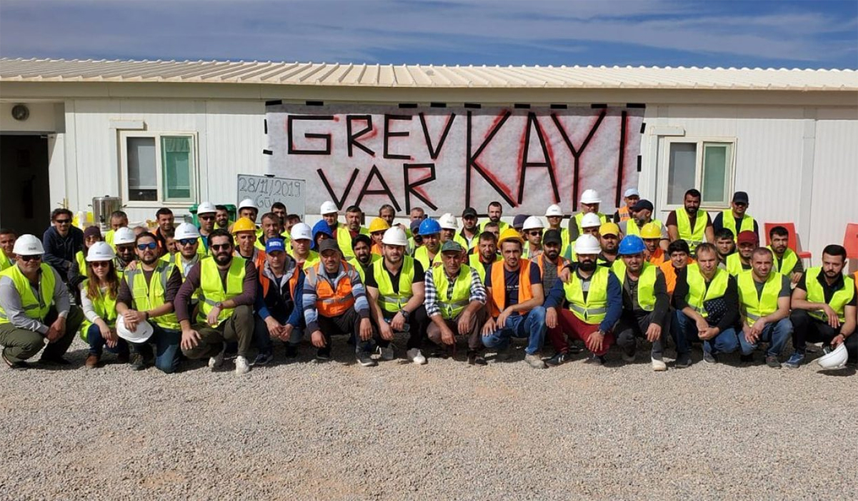 Cezayir&#8217;de ücretleri ödenmediği için greve çıkan Kayı İnşaat işçileri Meclis gündeminde