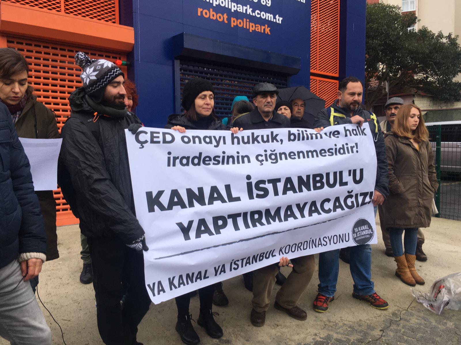 Ya Kanal Ya İstanbul Koordinasyonu: &#8220;ÇED&#8217;e onay vermiyoruz&#8221;