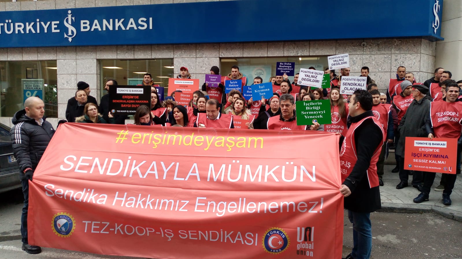 Erişim Çağrı Merkezi eylemlerinde 7. durak Samsun: &#8220;Sendika haktır, mutlaka biz kazanacağız!”