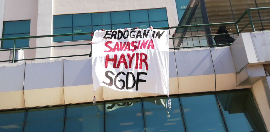 Sosyalist Gençlik Dernekleri Federasyonu: “Erdoğan&#8217;ın savaşına hayır!”