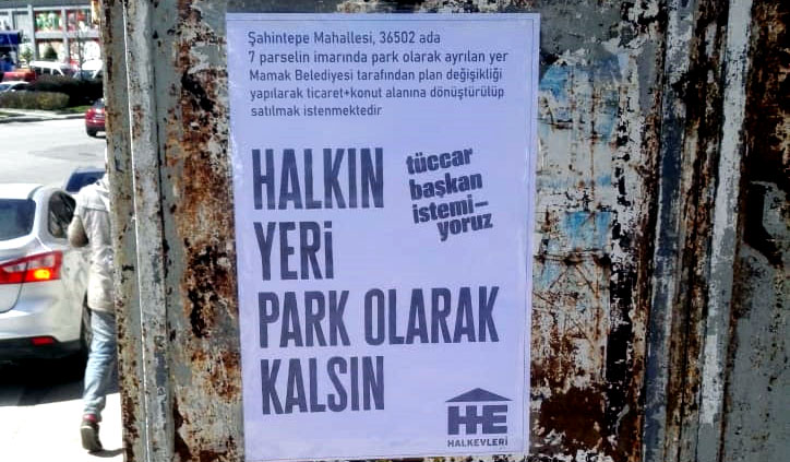 Mamak Belediyesi salgını fırsat bildi: Park alanını ticaret ve konut alanı olarak satışa çıkardı