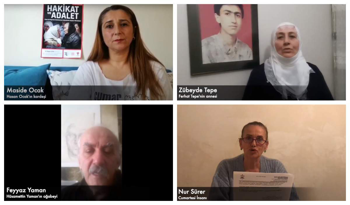 Cumartesi Anneleri 789. haftada gözaltında kaybedilen Hüsamettin Yaman ve Soner Gül&#8217;ün akıbetlerini sordu