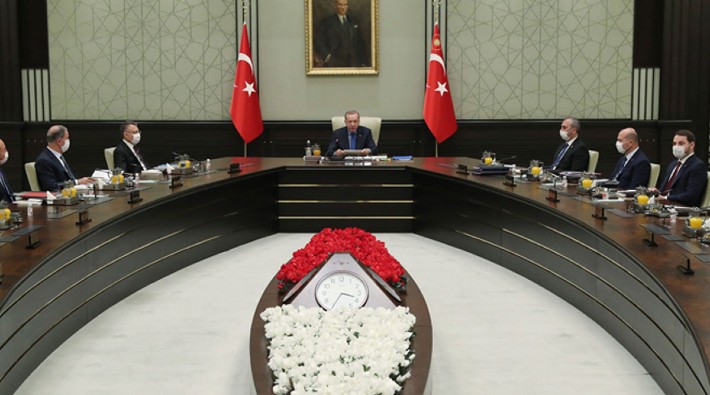 Pandemi nedeniyle yapılamayan MGK toplantısı, 4 ay sonra Saray&#8217;da yapıldı