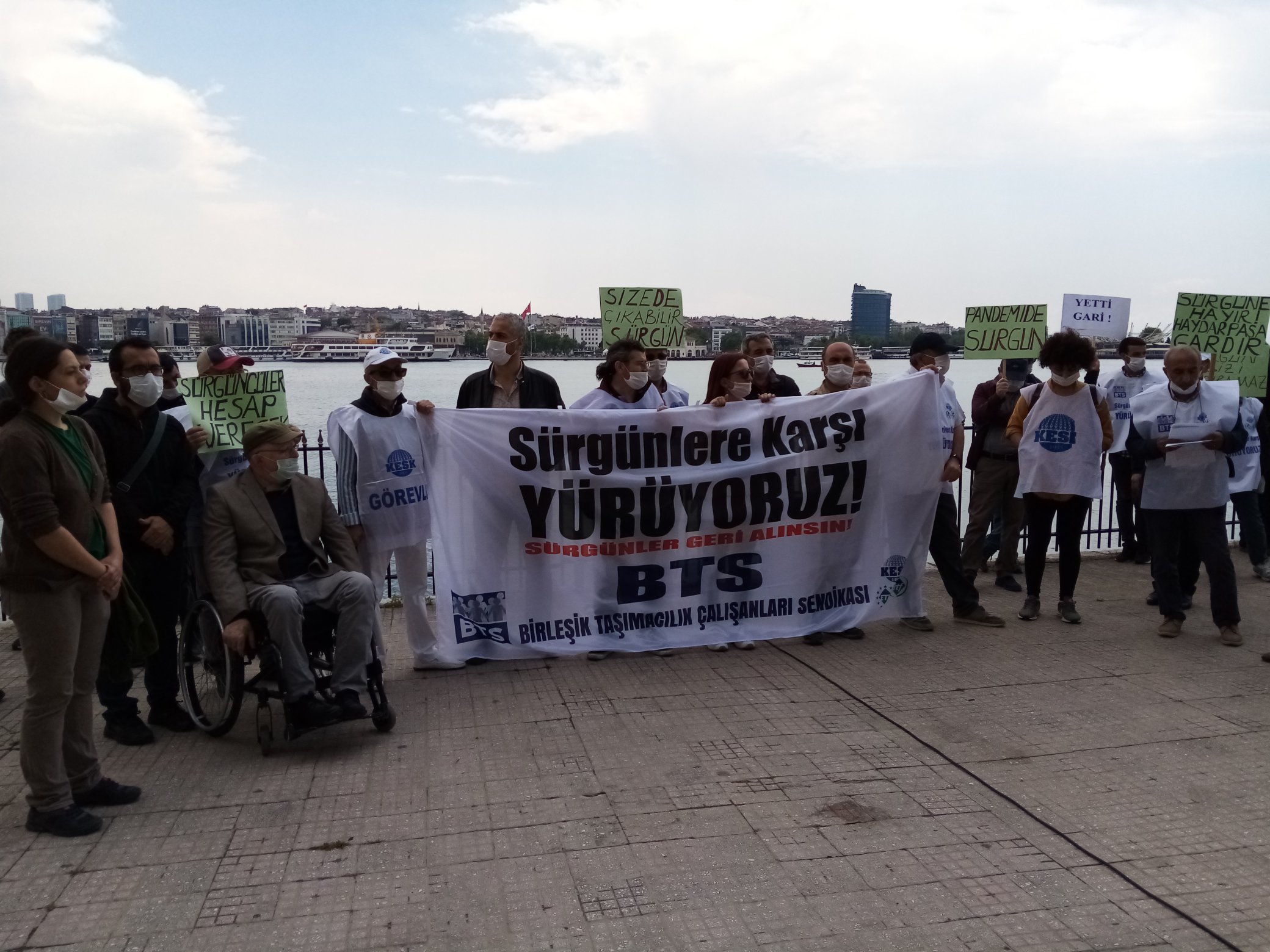 Birleşik Taşımacılık Çalışanları Sendikası farklı illerden Ankara&#8217;ya yürüyüş başlattı: “Sürgünlere karşı yürüyoruz”
