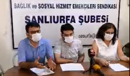 Urfa&#8217;da TTB ve SES&#8217;ten ortak açıklama: &#8220;Ağustos ayında kaldıramayacağımız kadar hasta ile karşılaşacağız&#8221;