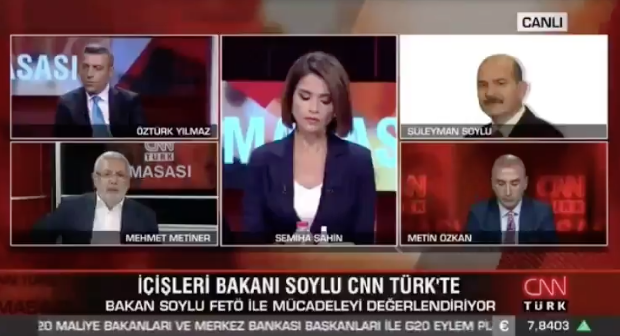 Canlı yayında Mehmet Metiner-Süleyman Soylu kavgası: &#8211; Müsaade eder misiniz? -Müsaade etmiyorum!