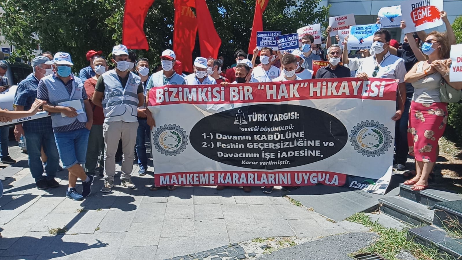 Cargill işçilerinin mücadelesi sürüyor: &#8220;Bize destek verin ve Cargill şirketine baskı yapın!&#8221;