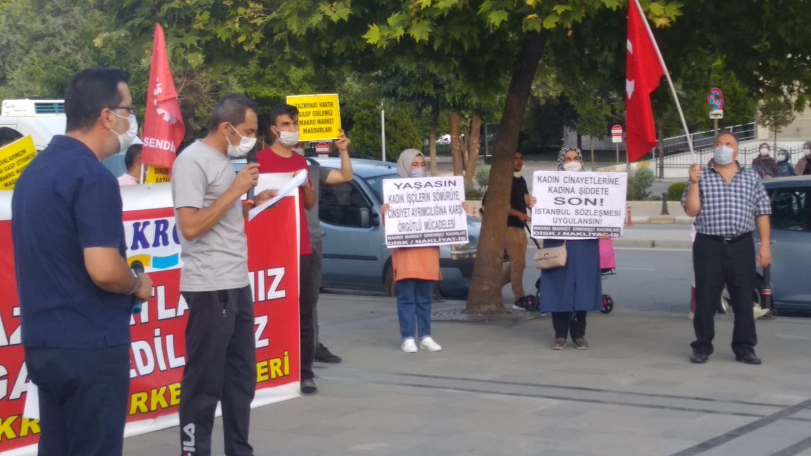 Haklarından vazgeçmeyen işçiler İstanbul, Konya ve Kayseri&#8217;de eylemlerini sürdürdü