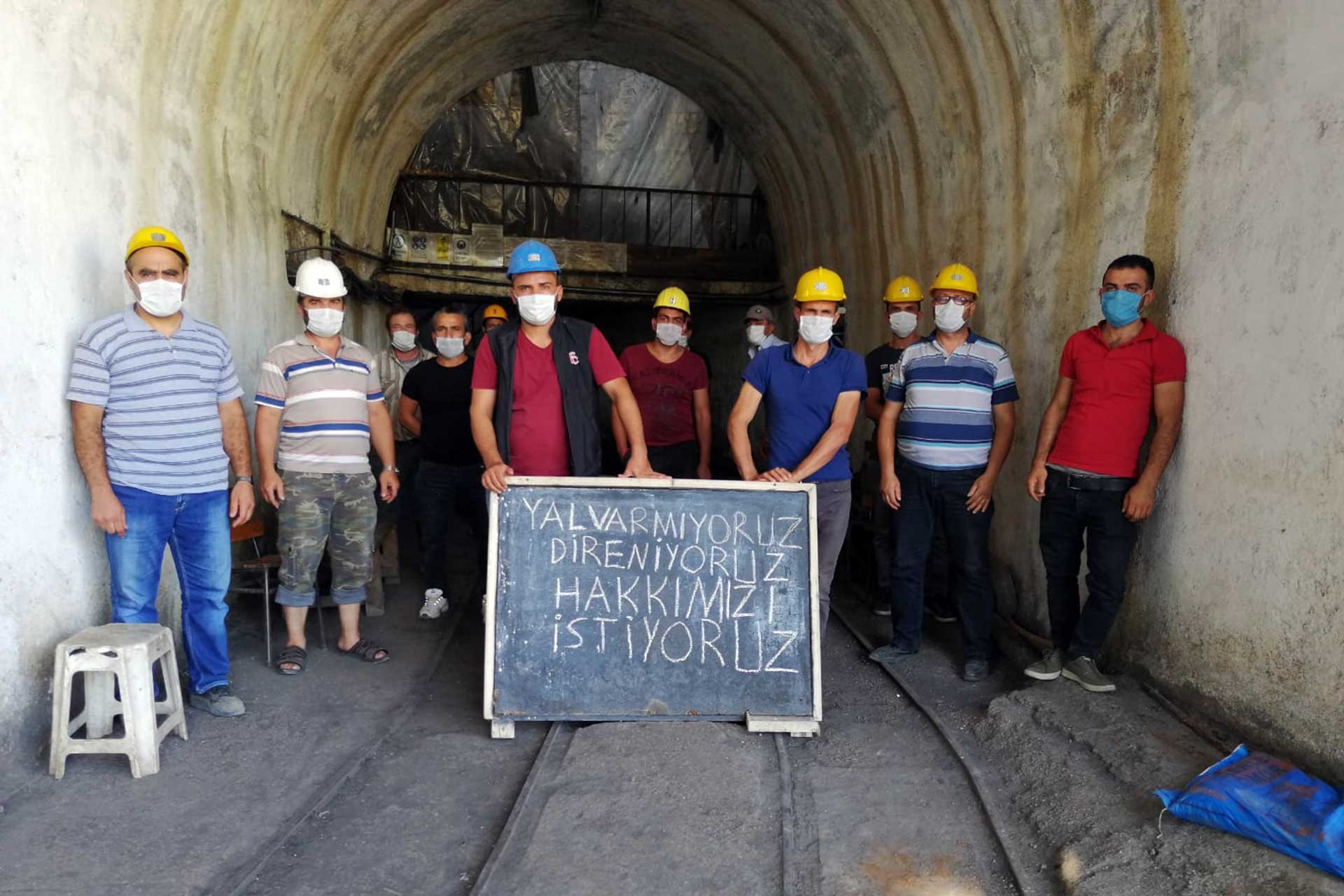 13 aydır maaş alamayan Ermenek Cenne maden işçileri açlık grevine başlayacak