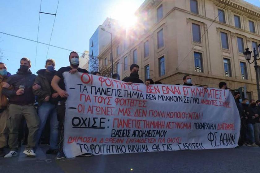 Yunanistan’da üniversitelere polis gücü planı öğrencileri ayaklandırdı