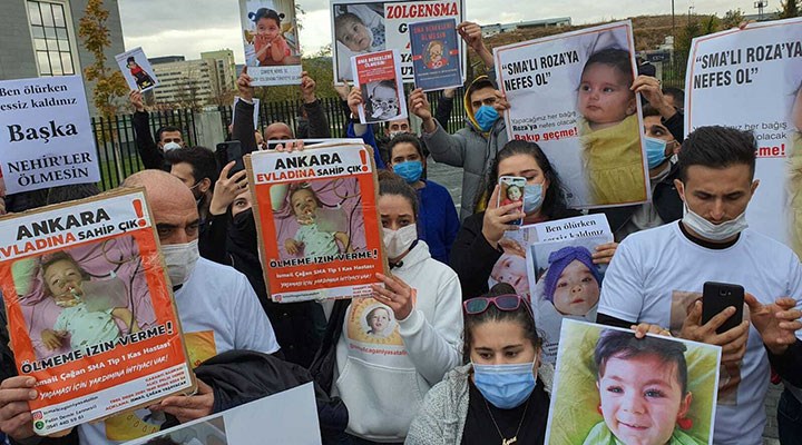 İktidar cephesi o 75 milyon TL&#8217;yi SMA hastası çocuklara kaptırmamak için seferber oldu