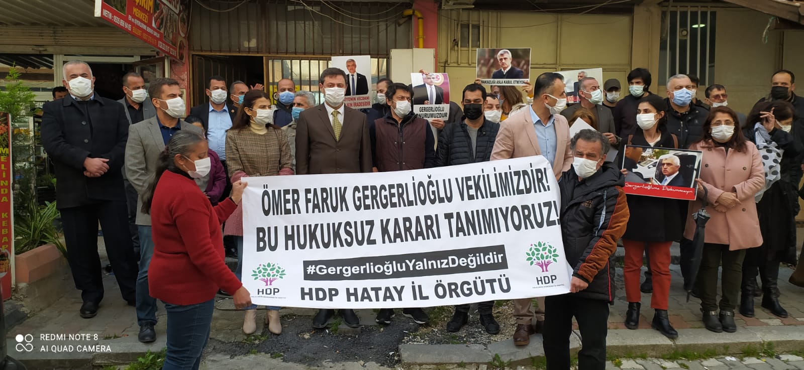 HDP ve Gergerlioğlu&#8217;na destek eylemleri: Karanlığa asla teslim olmayacağız