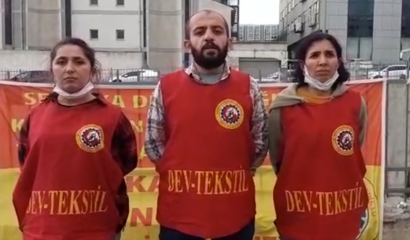 Direnen SML Etiket işçilerine polis tacizi: &#8220;Fabrika önünde çadır kuramazsınız&#8221;