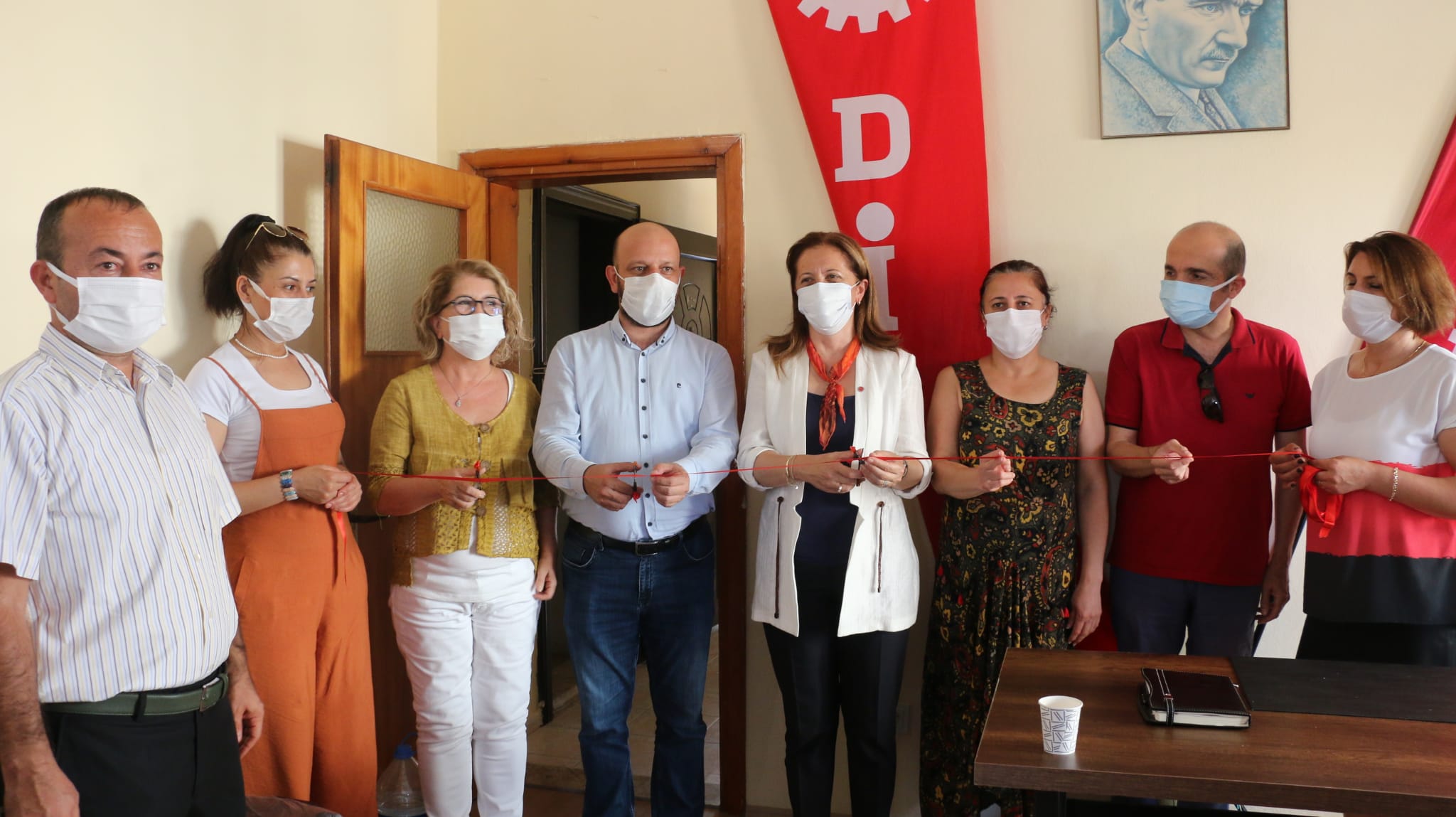 DİSK Dev Sağlık-İş&#8217;in Akdeniz Bölge Şubesi açıldı: &#8220;Örgütlülüğümüzü büyüteceğiz&#8221;