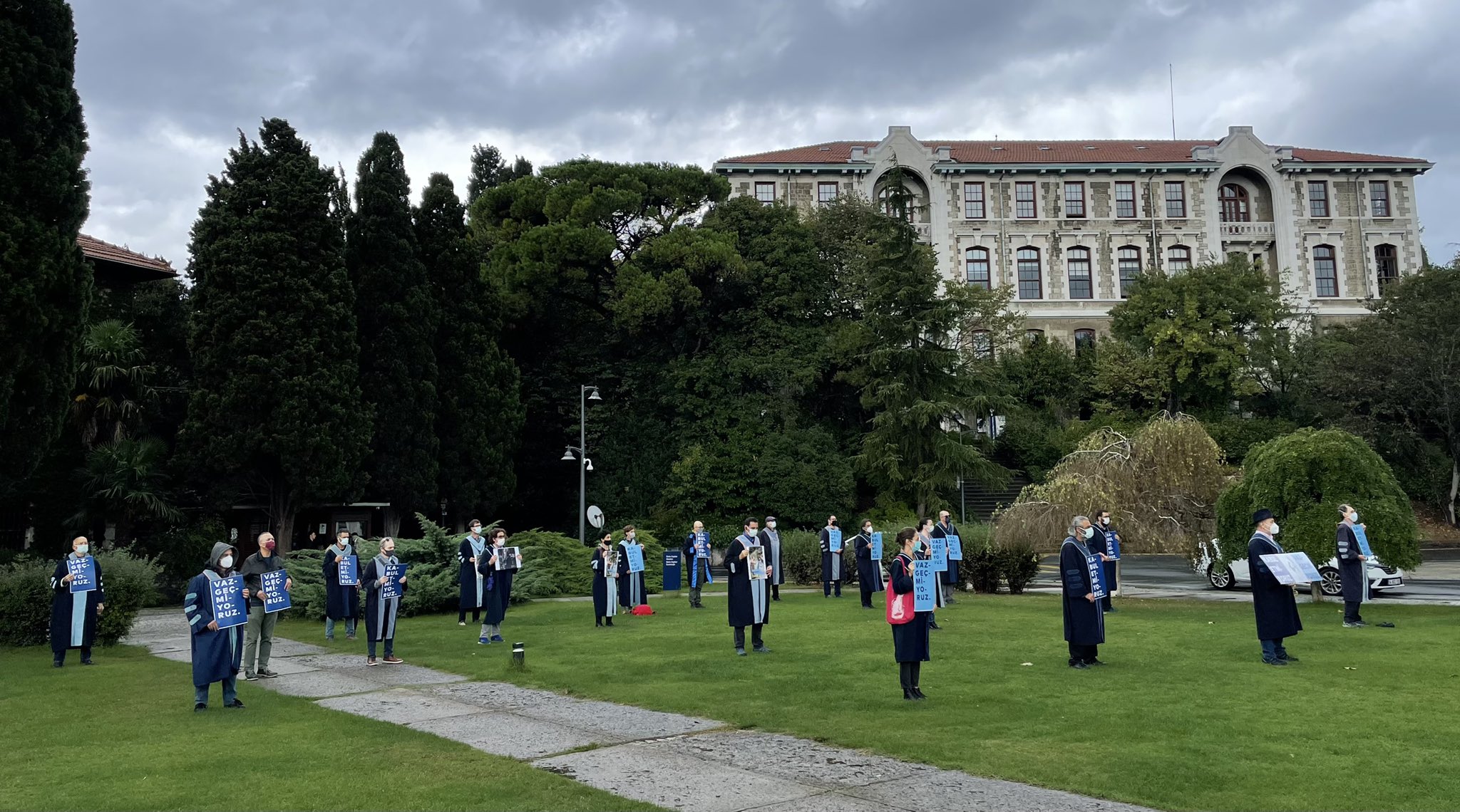 Boğaziçi Üniversitesi’nde akademisyenlerin nöbeti 176. gününde