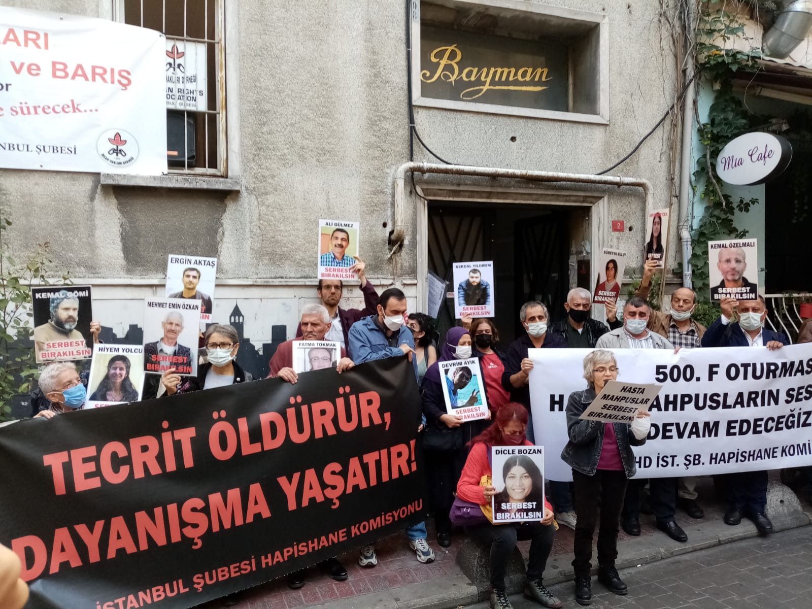 500. F Oturması: Hasta mahpusların sesi olmayı sürdüreceğiz