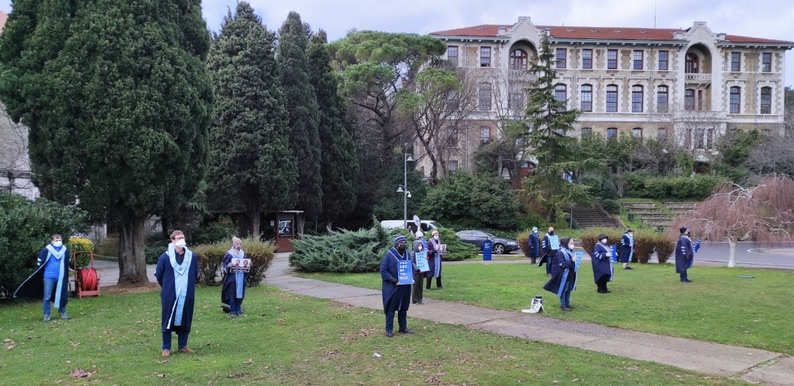 Boğaziçi Üniversitesi’nde akademisyenlerin nöbeti 239. gününde