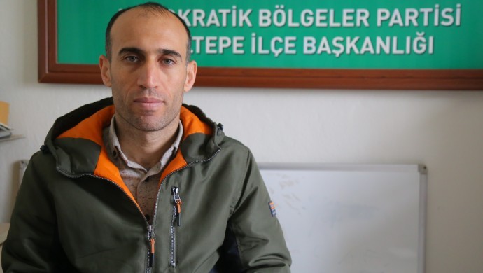 Kaçırılmaya çalışılan DBP Kızıltepe İlçe Eş Başkanı Mahmut Damar şikayetçi oldu