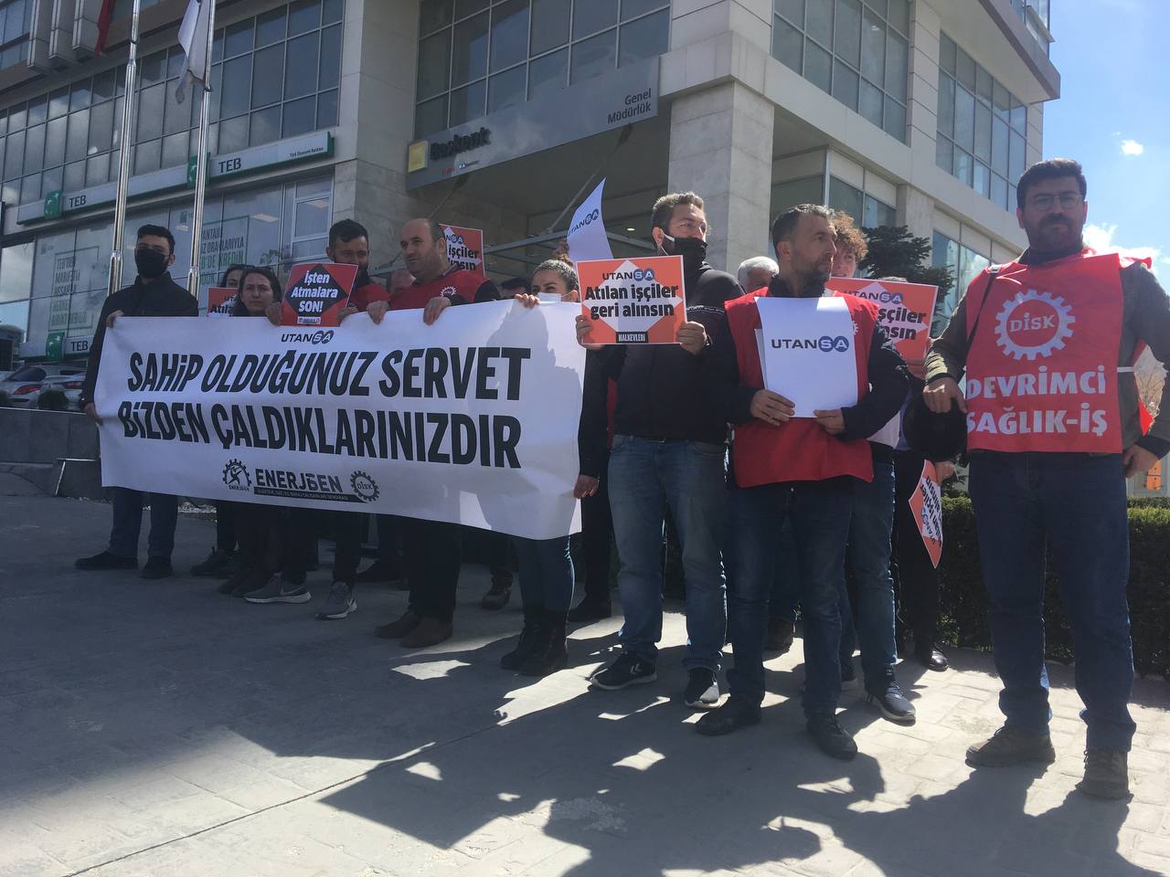 Başkent Elektrik direnişi 7. gününde: Sahip olduğunuz servet bizden çaldıklarınızdır
