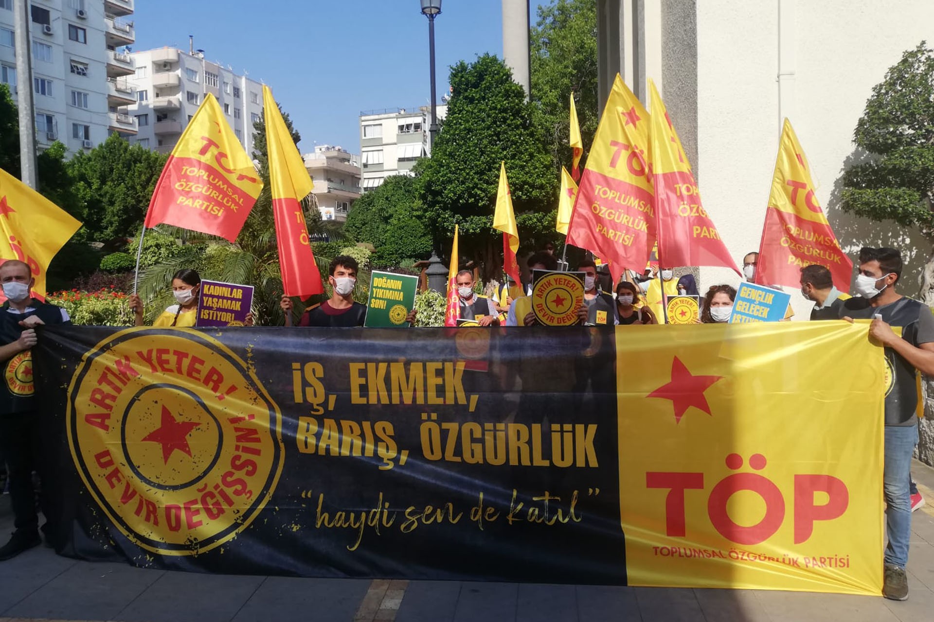 TÖP: “Bugünkü cehennem dünyasından insanî ve ekolojik tek çıkış sosyalizmdir”